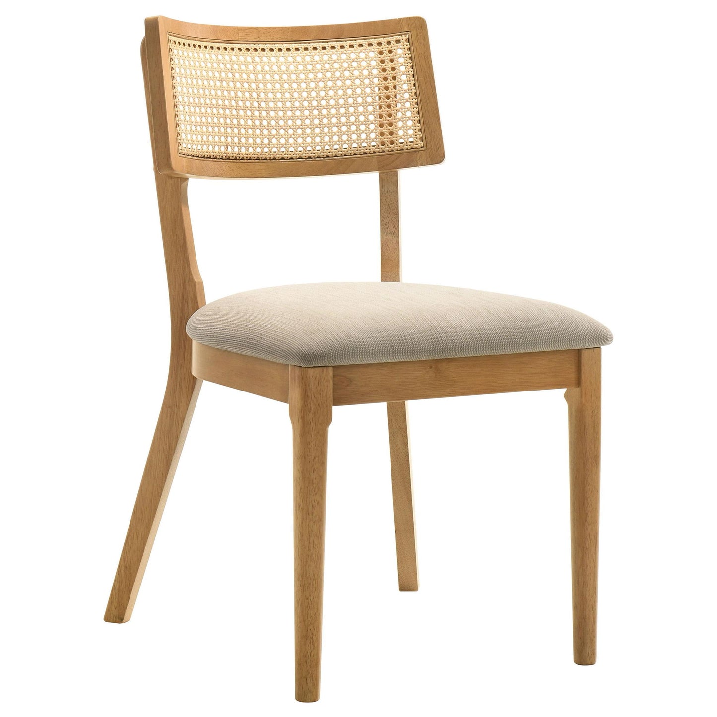 Fabra Cane Back Side Chair Honey Wheat (Set of 2)