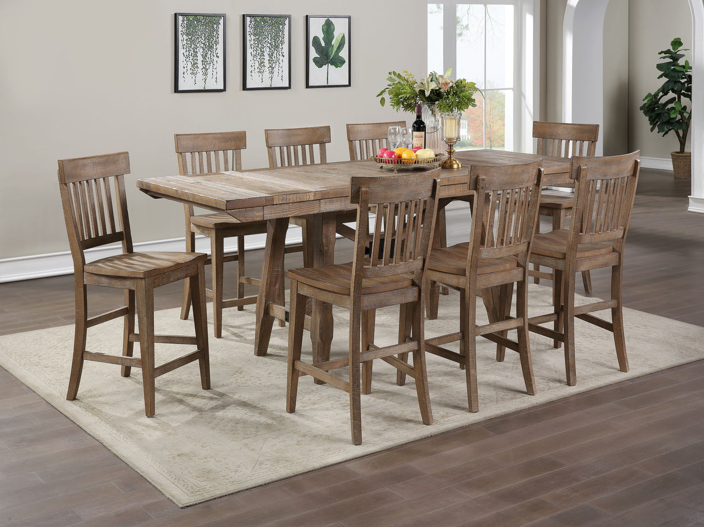 Riverdale - Counter Chair - Dark Brown