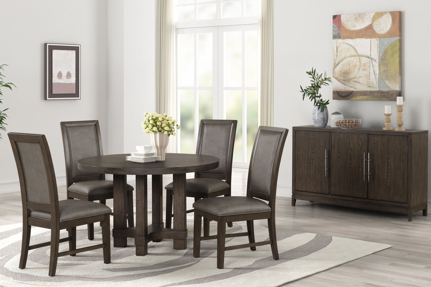 Cityscape - Dining Chair (Set of 2) - Dark Brown