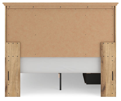 Makidern - Panel Storage Bed
