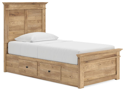 Makidern - Panel Storage Bed