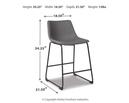 Centiar - Upholstered Barstool (Set of 2)