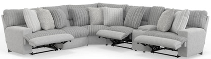 Abraxas - 6 Piece Reclining Sectional