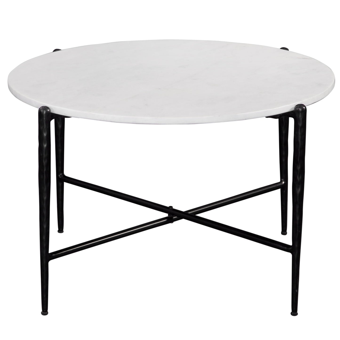 Loxie - 3-Piece Table Set (Cocktail Table, 2 End Tables) - White / Black