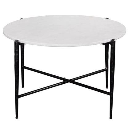 Loxie - 3-Piece Table Set (Cocktail Table, 2 End Tables) - White / Black