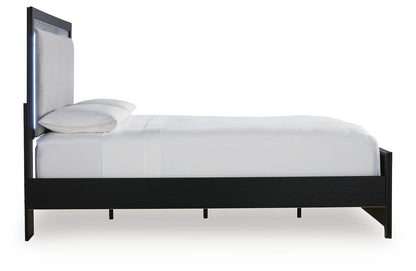 Maeling - Upholstered Panel Bed