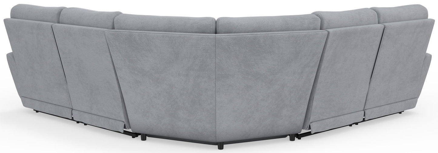 Majesty - Deep Seating Power Reclining Sectional And Ottoman