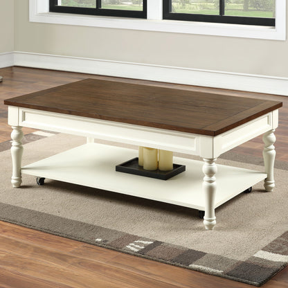 Joanna - 3 Piece Table Set (2 End & Coffee Tables) - White