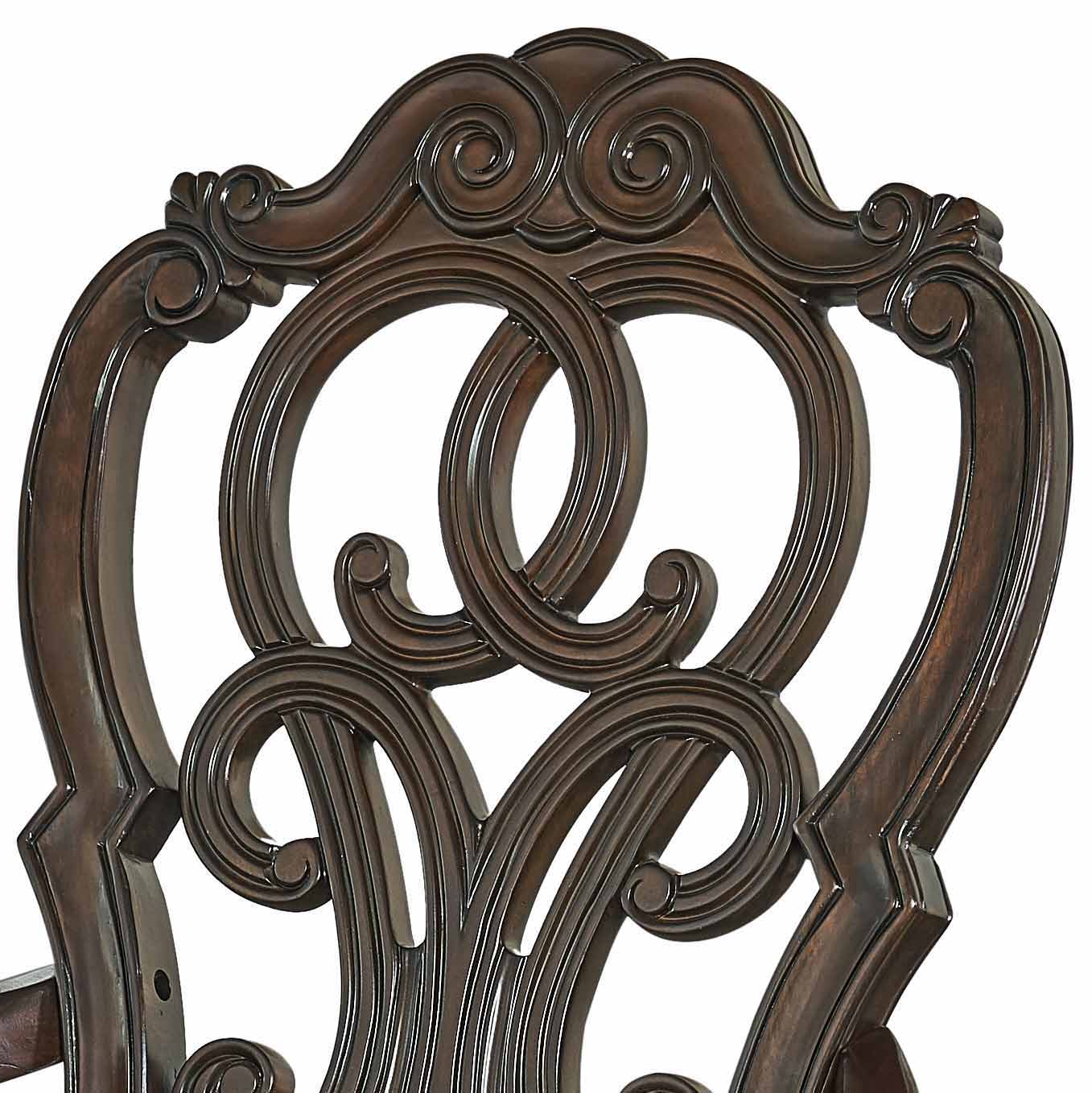 Royale - Arm Chair - Dark Brown