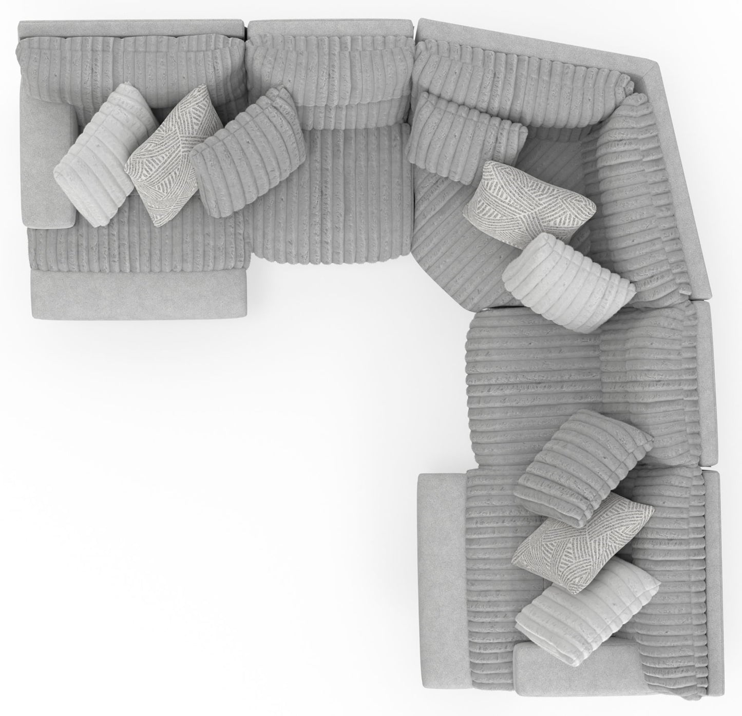 Abraxas - 5 Piece Reclining Sectional