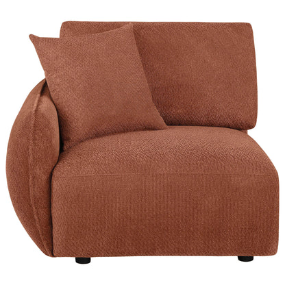 Elysia Fabric Upholstered Modular LAF Chair Coral