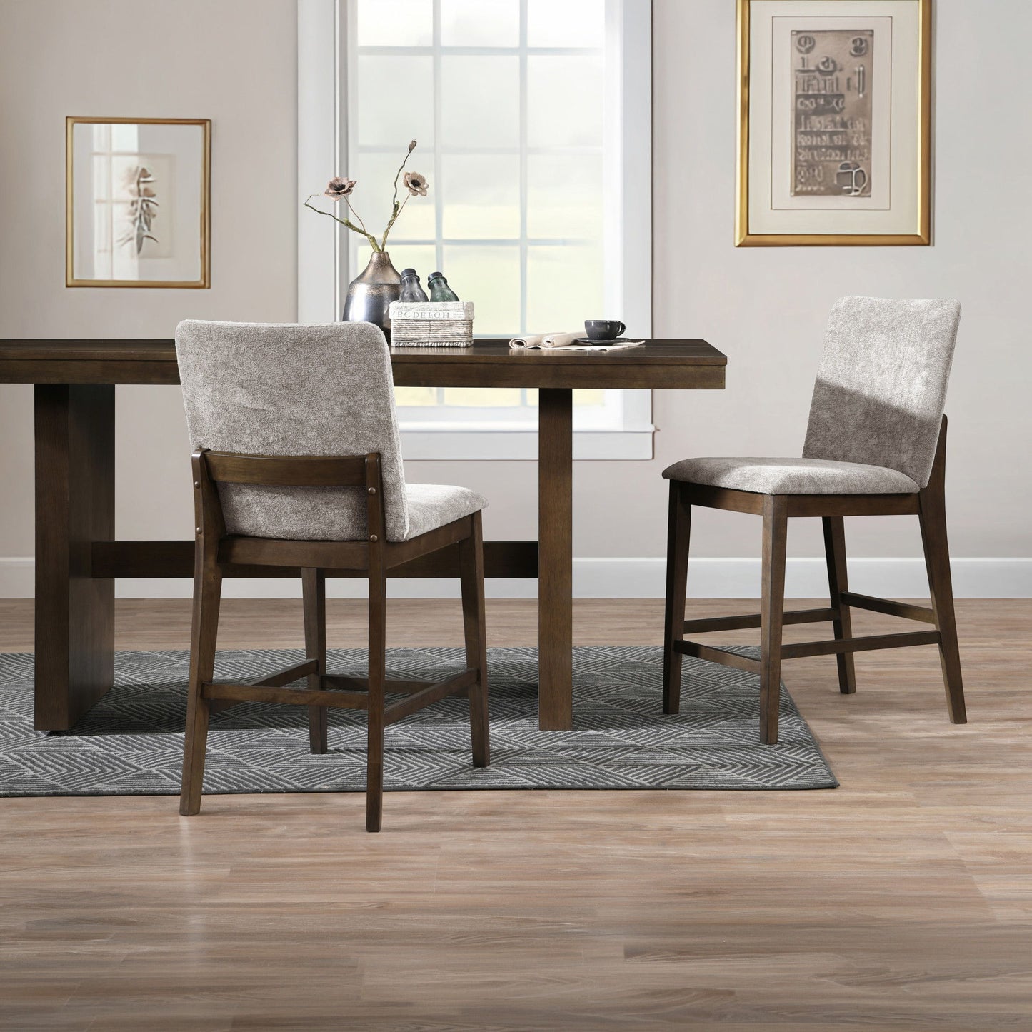 Upholstered Counter Chair (Set of 2)