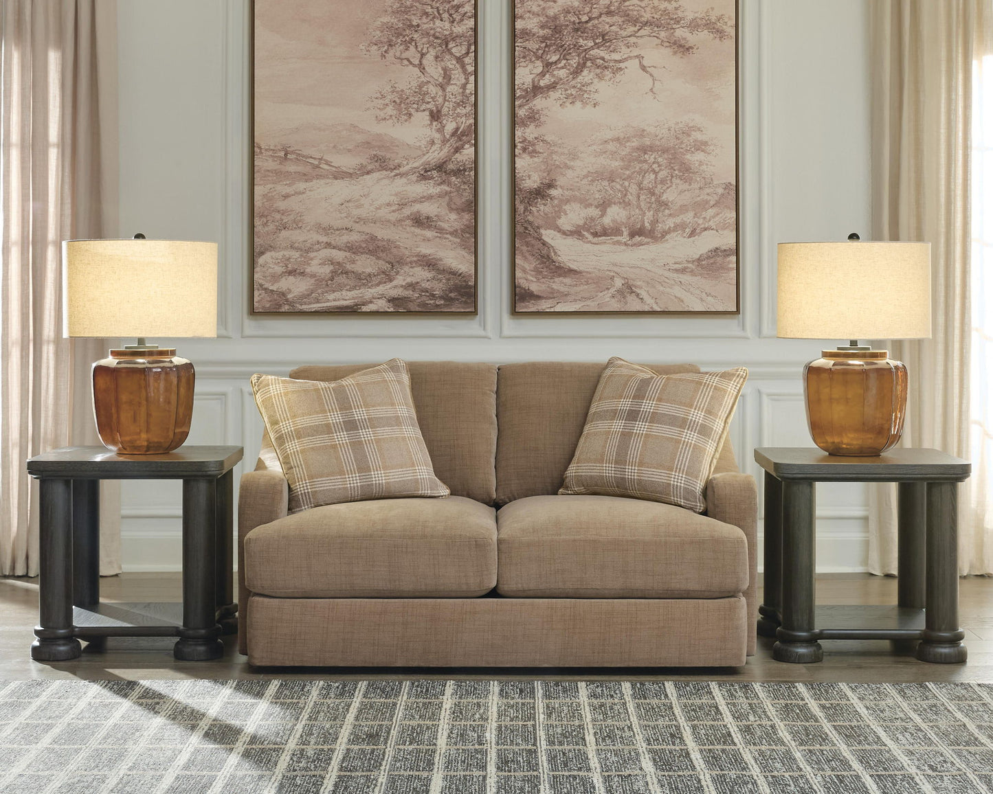 ChloeeAnne - Loveseat - Honey
