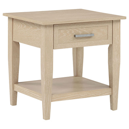 Lindenton 1-drawer Wood Occasional Side End Table Blonde