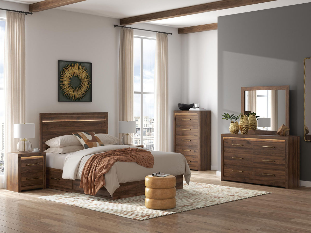 Janfyn - Panel Storage Bed