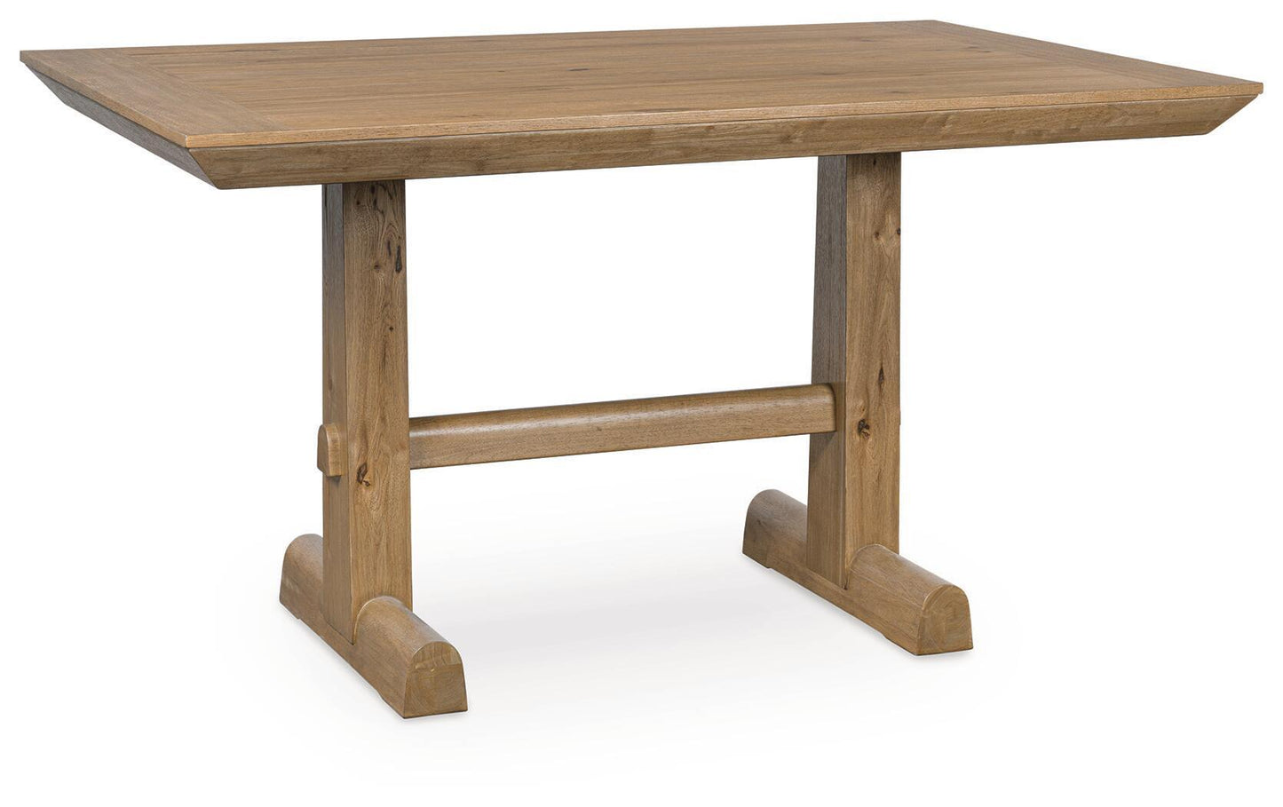 Ridgester - Rectangular Dining Room Counter Table - Light Brown
