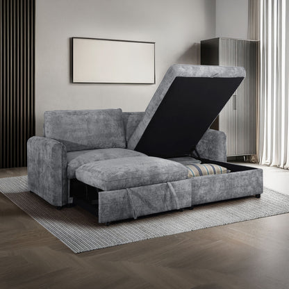 Finn - 2 Piece Sectional (LAF Sofa/Chaise) - Gray