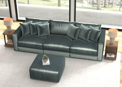 Remington - Modular Sofa And Cocktail Ottoman - Pine