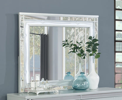 Gunnison Dresser Mirror Silver Metallic
