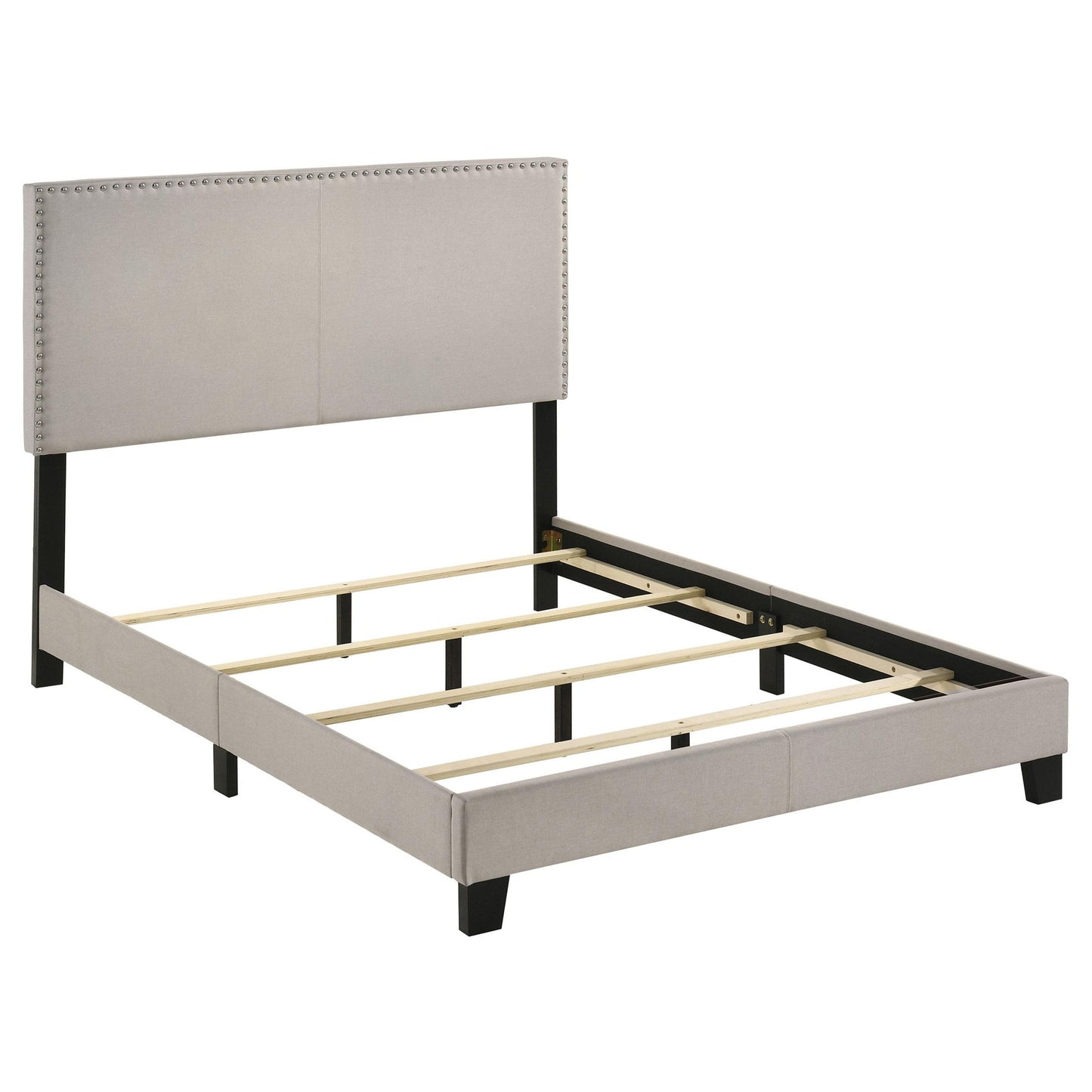Boyd Upholstered Full Panel Bed Ivory