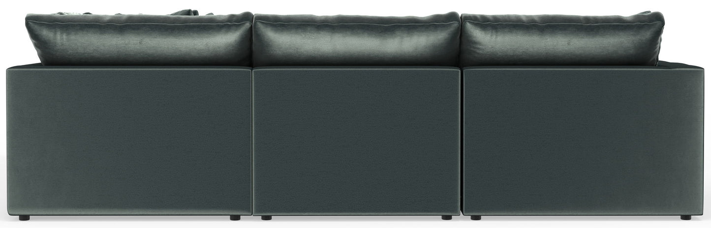 Remington - Modular Sofa And Cocktail Ottoman - Pine