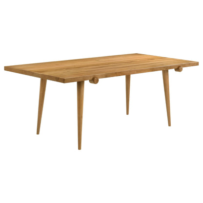 Fabra 79-inch Rectangular Wood Dining Table Honey