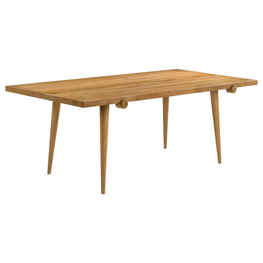Fabra 79-inch Rectangular Wood Dining Table Honey