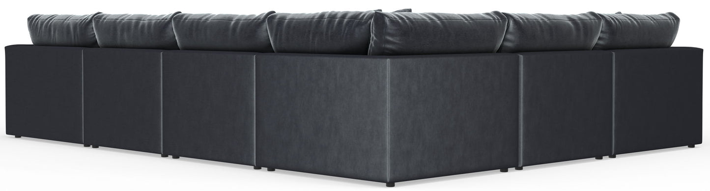 Remington - Modular Sofa And Cocktail Ottoman - Slate