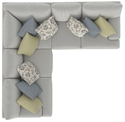 Stockbridge - Sectional With Comfort Coil Seating And 9 Accent Pillows Included