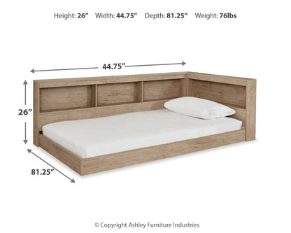 Oliah - Bookcase Storage Bed