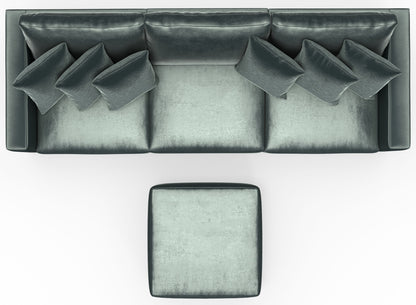 Remington - Modular Sofa And Cocktail Ottoman - Pine