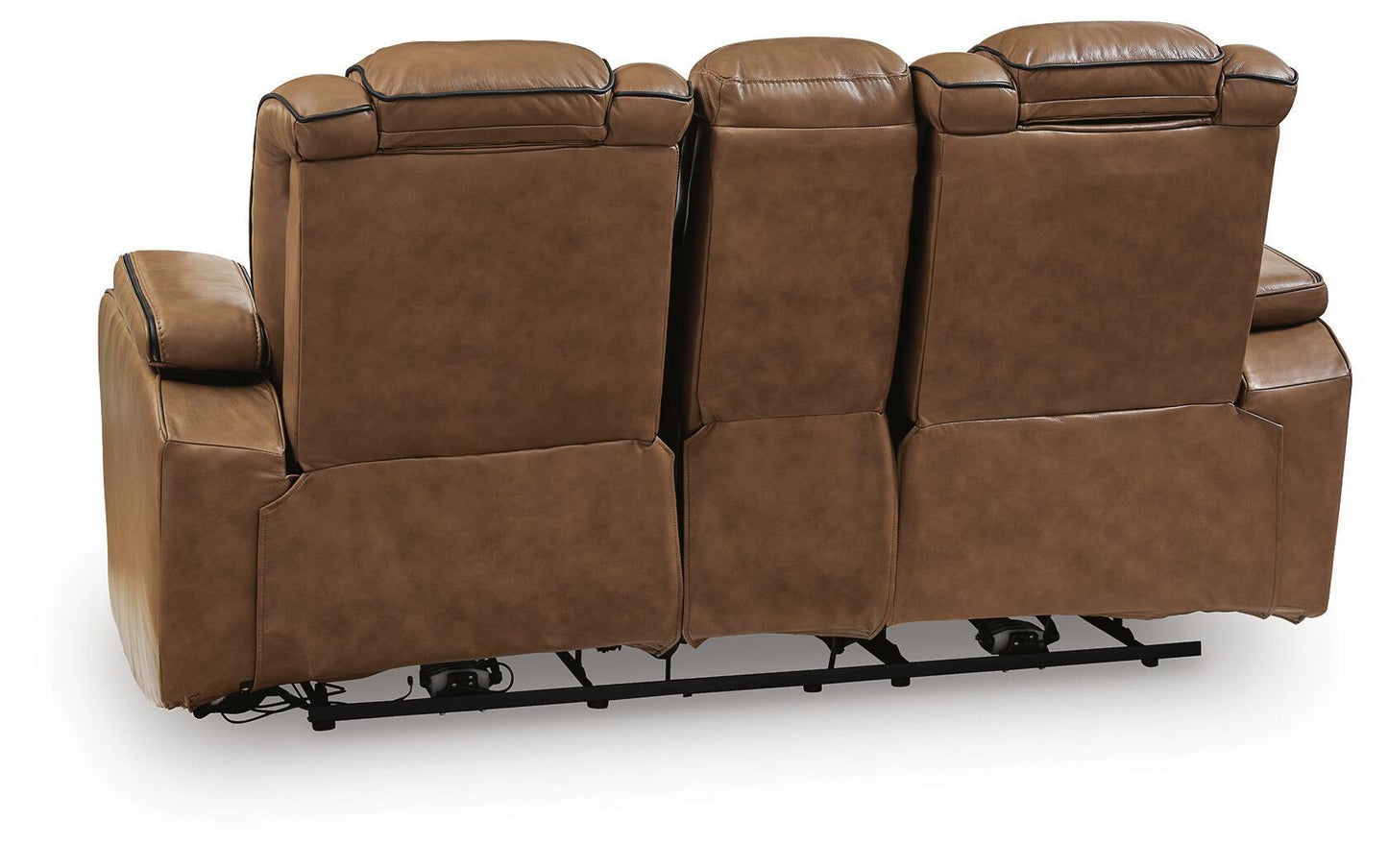 Gruaro - Power Reclining Loveseat With Console / Adjustable Headrest - Amber