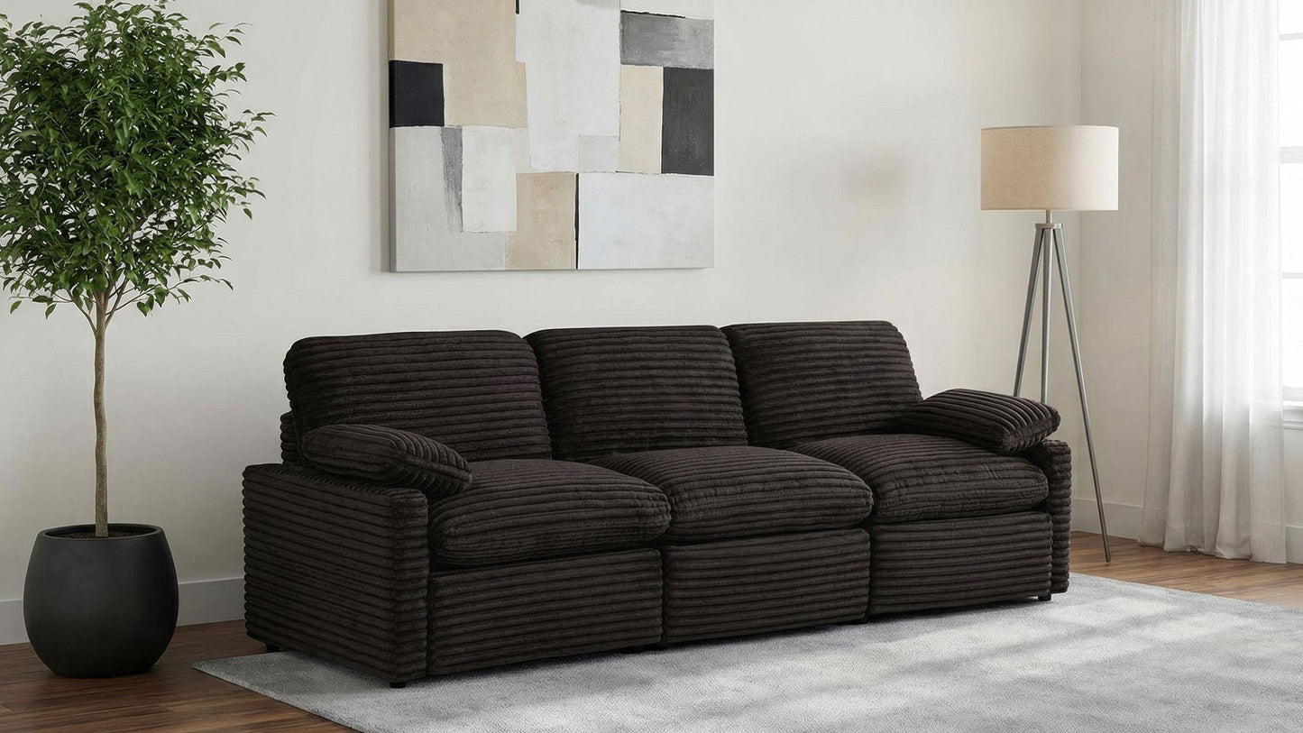 Collins Modular Power Sofa Chocolate Brown