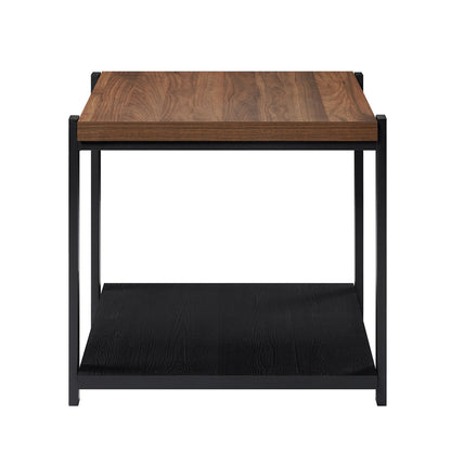 Linea - 3 Piece Occasional Set (1 Coffee & 2 End Tables) - Black / Brown