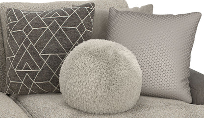 Canyon - 4 Piece Sectional With Cuddler Seat Cushions, Included Accent Pillows And Cocktail Ottoman (Right Side Facing Chaise) - Umber