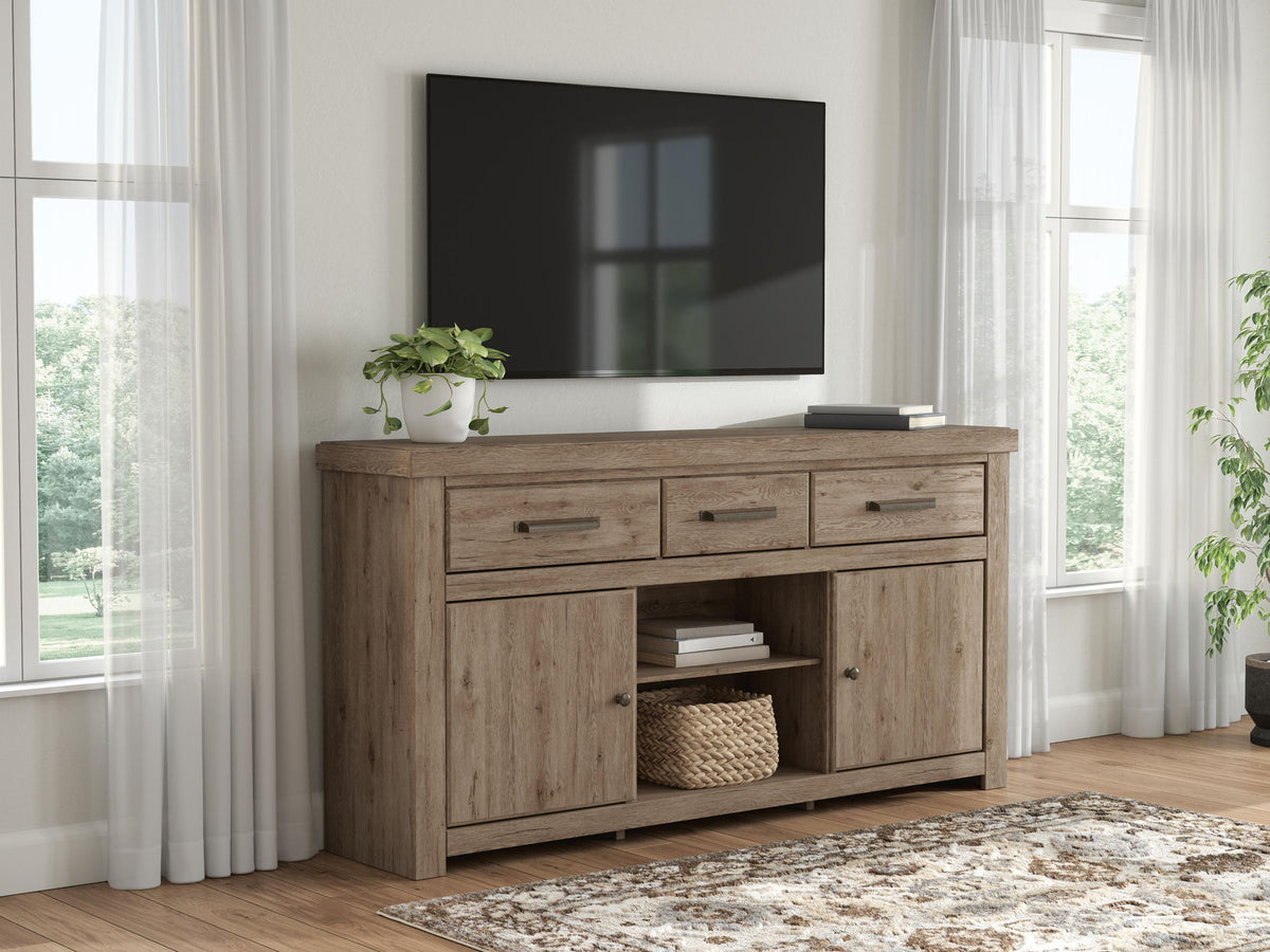 Garistyn - TV Stand With Fireplace Option