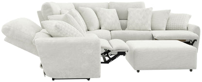 Majesty - Deep Seating Power Reclining Sectional And Ottoman