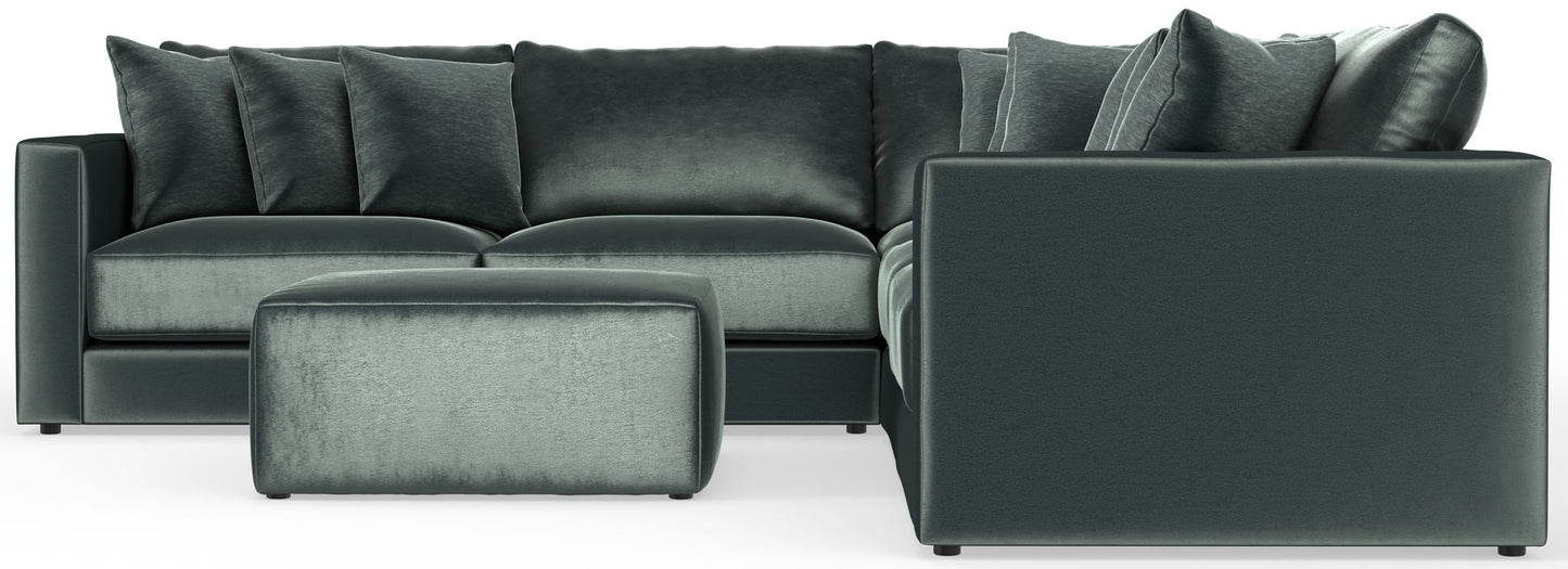 Remington - Modular Sofa And Cocktail Ottoman - Pine