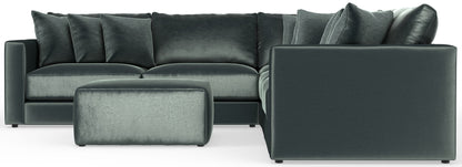 Remington - Modular Sofa And Cocktail Ottoman - Pine