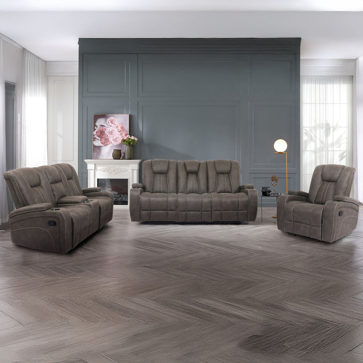 Marlow - Manual Reclining Sofa Set