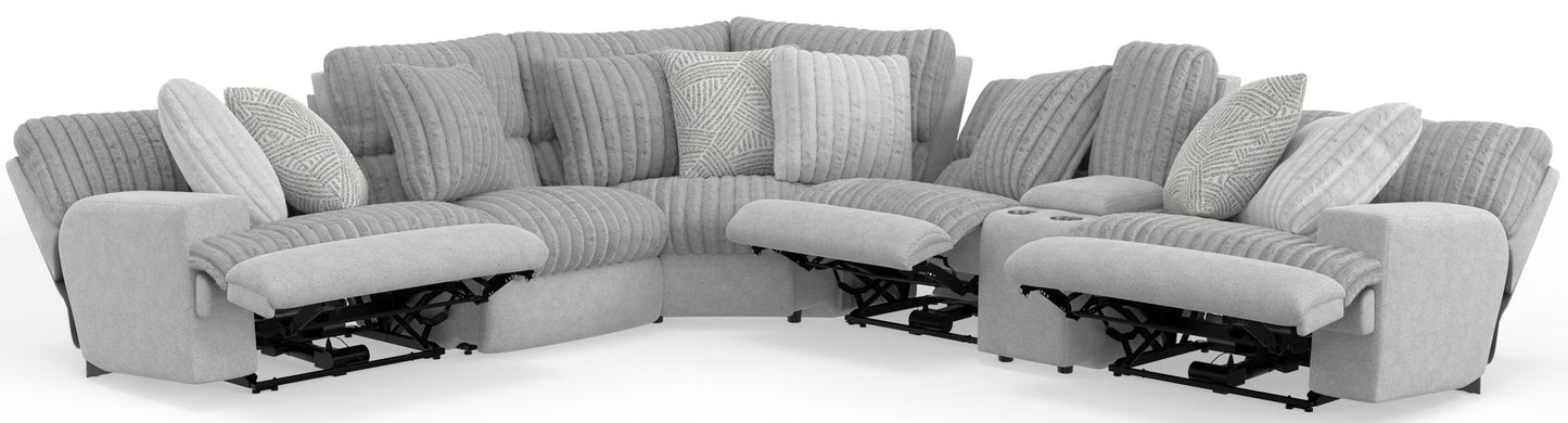 Abraxas - 6 Piece Reclining Sectional