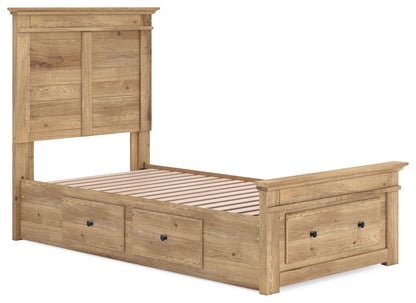 Makidern - Panel Storage Bed