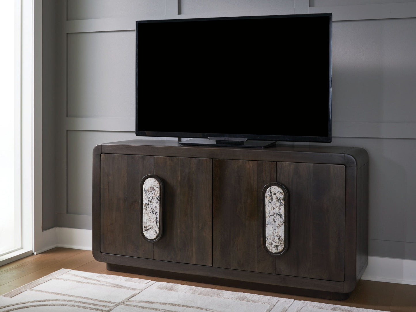 Elliston - Accent Cabinet - Espresso Brown