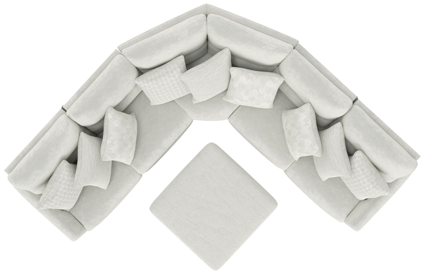 Majesty - Deep Seating Power Reclining Sectional And Ottoman