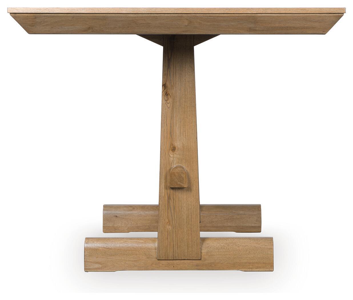 Ridgester - Rectangular Dining Room Counter Table - Light Brown
