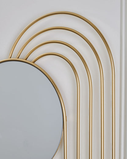Warrenley - Accent Mirror - Gold Finish