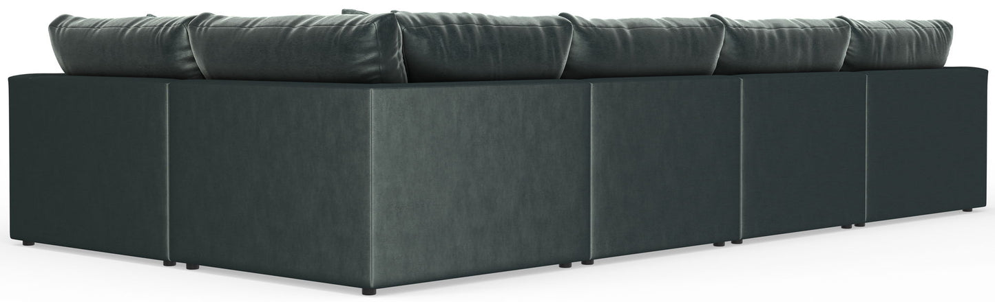 Remington - Modular Sofa And Cocktail Ottoman - Pine