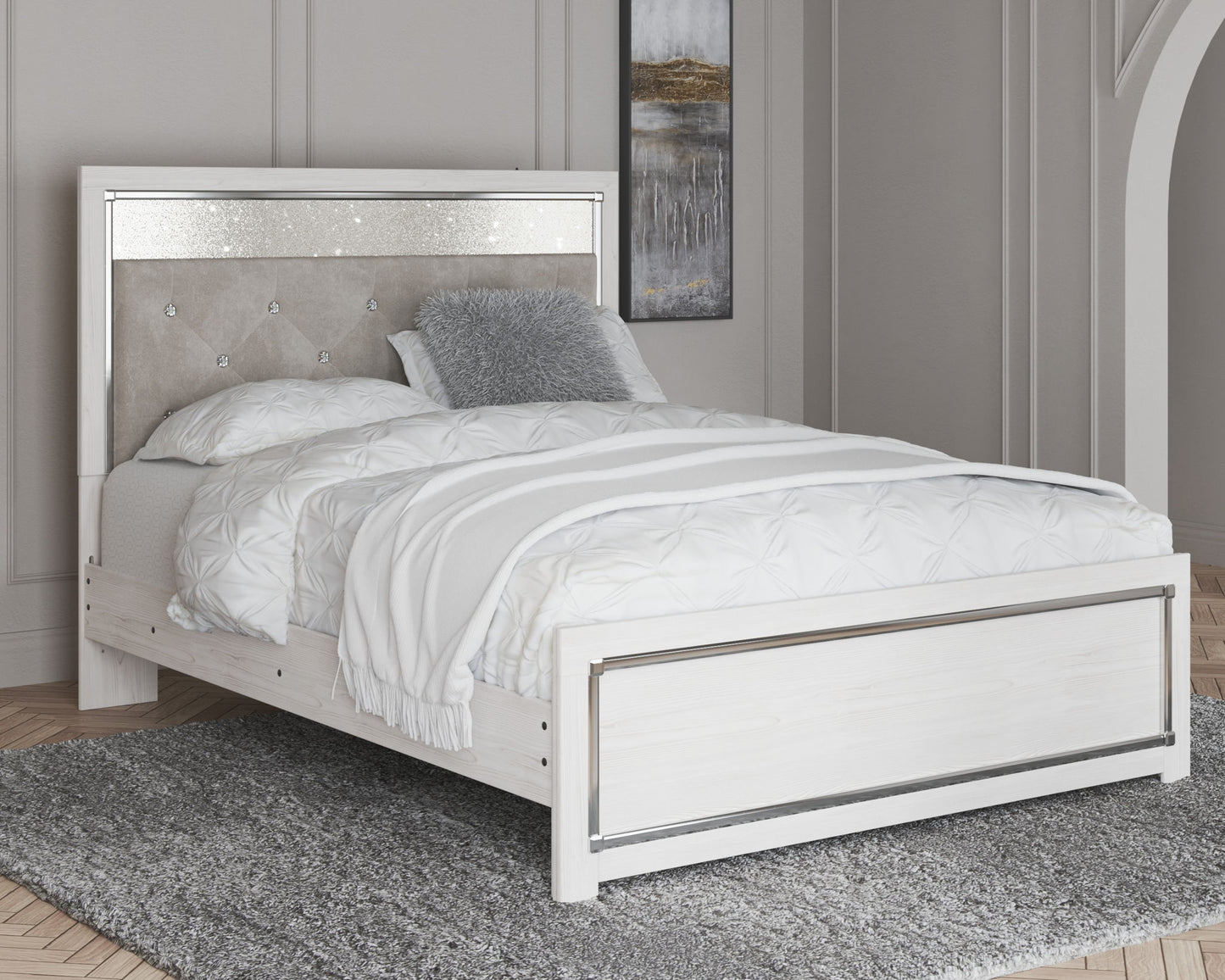 Altyra - Upholstered Panel Bed
