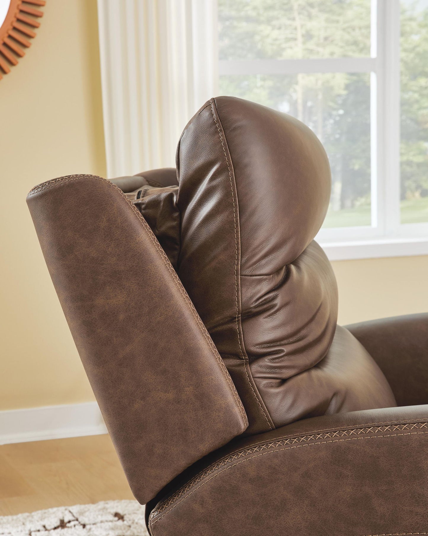 Motion-Max - Swivel Glider Power Recliner - Saddle