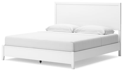 Binterglen - King Panel Bed - White